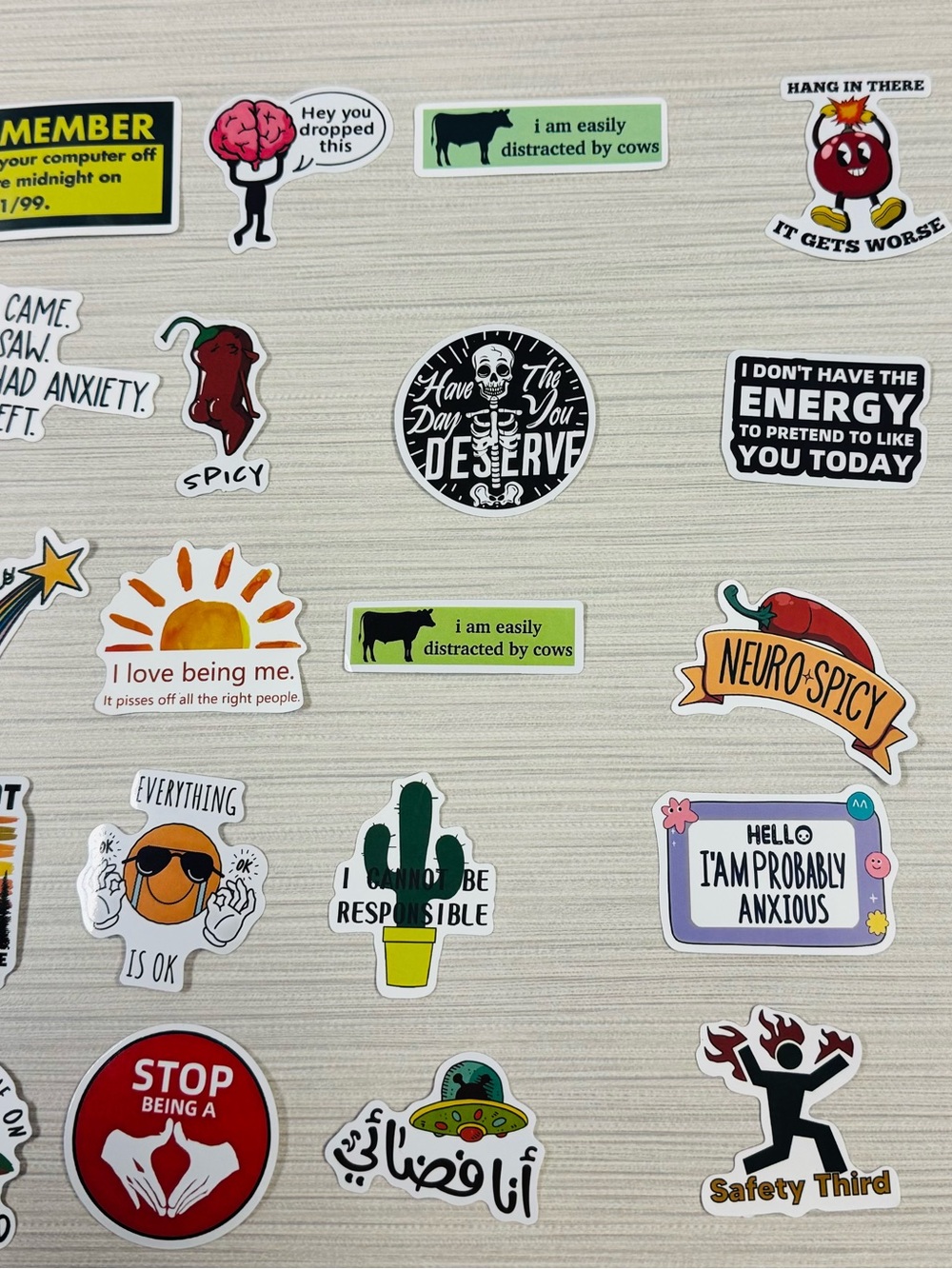 Neuro-Spicy Red Chili Sticker - Kids Accessories